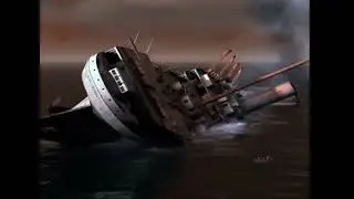 Britannic (2000) sinking scene but realistic speeds