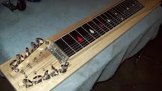 DIY 10 String Steel Guitar Practice Board