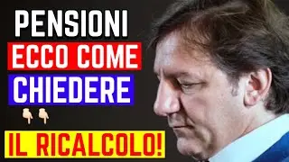 ⚠️ RICALCOLO DELLE PENSIONI 👉 ECCO COME RICHIEDERLO! LA PROCEDURA DETTAGLIATA 💻