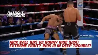 NICK BALL (UK) VS RONNY RIOS (USA) EXTREME FIGHT,BOXING KNOCKOUT!