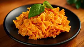 Creamy Tomato Pasta with a Magical Basil Aroma | An Unforgettable Flavor!