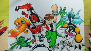 BEN 10 all aliens drawing ll Part 3