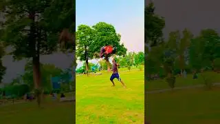 Omg backflip height check 😱🔥💪 #viralvideo #flip #publicreaction #parkour #stunt