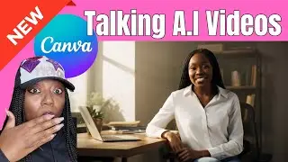 CREATE REALISTIC TALKING A.I. VIDEOS in CANVA