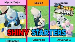 What Do The Pocket Anime Shiny Starters Look Like AND How Do You Obtain Them!? #shinypokemon #roblox