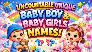 Uncountable Unique Baby's Name's with Beautiful Meanings 2026