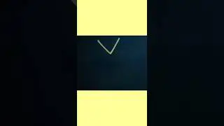 Fish drawing with letter V #shorts #ytshorts