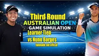 Australian Open | Learner Tien   vs Nuno Borges  | [23 Jan 2026] | Gameplay Simulation