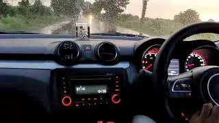 Saiyaara |🔥New Swift🔥| Car Driving Status | Rain Drive | Salman K & Katrina K | Mohit C | Long Drive