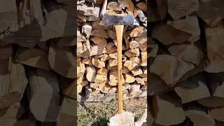 Double Bit Axe on Octagonal Handle