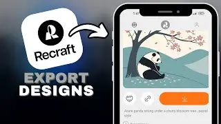 How to Export Designs as SVG, PNG, or JPG in Recraft in SECONDS!