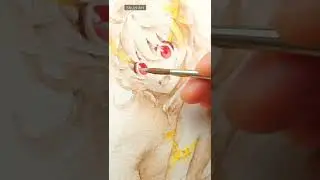 Anime Watercolor | Nasse from Platinum End| #shorts