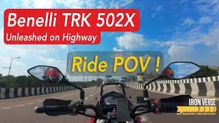 From City to Highway ride | Benelli TRK 502X | Fast Ride | Cinematic Ride | Big Bikes Ride Fast