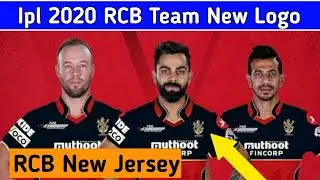 IPL 2020 RCB Team New Jersey || New RCB Team Logo 2020 || RCB New Jersey 2020 ||