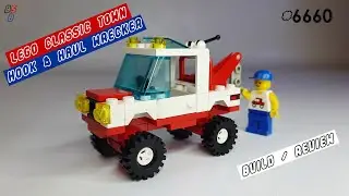 LEGO CLASSIC TOWN 6660 Hook & Haul Wrecker - Speed Build - Retro Lego Builds - 1989 Set