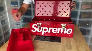Unboxing : Supreme Diamond Plate Tool Box - In Detail with measurements