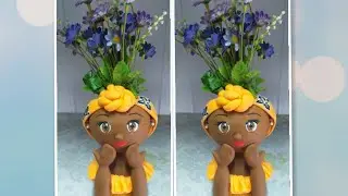 COMO FAZER UMA AFRICANA FLOREIRA?? - 2° Parte