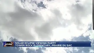 Tower Rock Elementary School holds eclipse viewing party