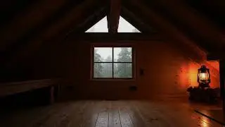 Cozy Cabin Rain During a Calm Evening | Sleep & Unwind with Smooth Long Playback