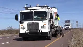 #TransportationTuesday Striping Truck