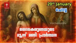 20th January 2026 | ദൈവകരുണയുടെ പ്രാർത്ഥന | 3 മണി Vachanamtv | ROSARY OF DIVINE MERCY #karunakontha