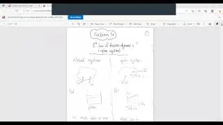 First Law of Thermodynamics (Open System)