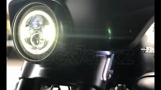 JADE SHADOW: The Build, Part 2.1 – Amazing Upgrade, HogWorkz LED Billet Fork DRL/Turn Signals -Black