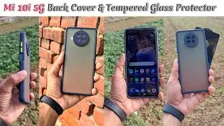 Mi 10i 5G Best Accessories | Smoke Back Cover & Tempered Glass | Mi 10i Protector