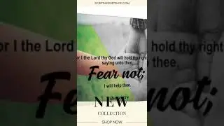 Fear Not I Will Help Thee Isaiah 41:13 Bible Verse Canvas Christian Wall Art Ready to Hang Unframed