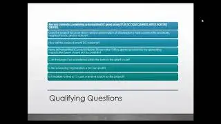 DC Community Heritage Project Webinar 2020