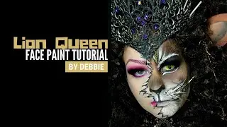 Lion Queen Face Paint Tutorial | Lion Face Art | Lion Queen Makeup