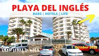 Gran Canaria Playa del Inglés Hotels & Streets 4K🔺From Gran Canaria Princess to  Sunprime Atlantic