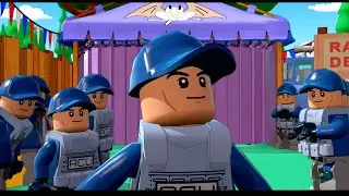 Acu Trooper Jurassic World Performs All Cutscenes in LEGO The Simpsons Level Pack