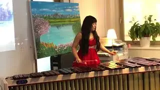 Art Exhibition of ART JING LI with Marimba-Fiona Foo