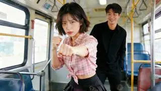 バスでバスで痴漢撃退！田舎娘の大胆さにCEOが恋に落ちた♥ #日本語吹き替え #契約結婚 #中国ドラマ #逆転ラブ #ショートドラマ #ラブコメ