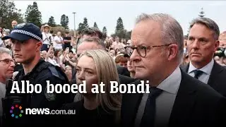 Anthony Albanese booed on the National Day of Reflection at Bondi Beach.