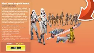 J&rsquo;ACH&Egrave;TE le PACK FONDATEUR le PLUS CHER sur FORTNITE Sauver le Monde !