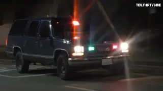 LAPD METRO S.W.A.T GMC SUBURBAN RESPONDING CODE 3 * OMEGA 90 SIREN*