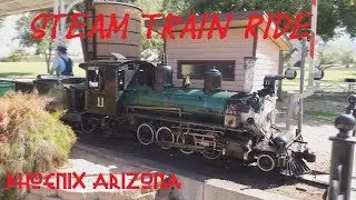 Model Steam Train Ride - McCormick Stillman Rail Road Park