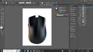 Mouse make with mesh tool in illustrator @GFXMentor