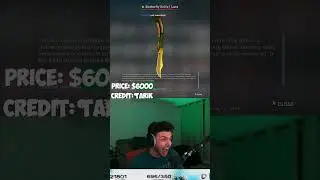 Tarik pulls $6,000 CSGO knife...