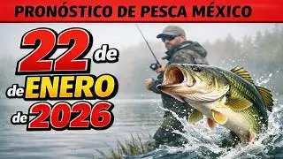 PRON&Oacute;STICO DE PESCA en M&eacute;xico el 22 de enero de 2026 &iexcl;Prepara tus ca&ntilde;as, amigos!