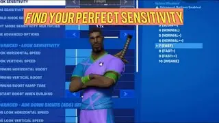 How to find your perfect *SENSITIVITY* FORTNITE | (Aim edit build like never before)
