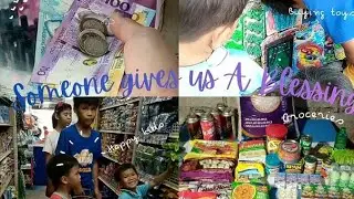 Grocery shopping with the kids 🛒 bought basic kitchen necessities 🍳 happy kids 🤗