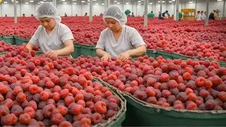 Millions of Raspberries: The High Tech Harvesting and Processing Journey