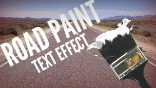 Road Paint | Text Effect | Photoshop Beginner's Tutorial