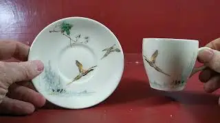 Royal Doulton China The Coppice D5803 Demitasse Coffee Cup and Saucer