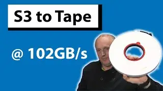 S3 Object Storage direct to tape 102GB/s