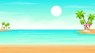The beach - Animation 2D