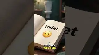 Stop saying TOILET in English 🚫 (Say THIS instead) #shorts
